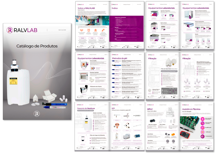 Catálogo de produtos da Ralvlab